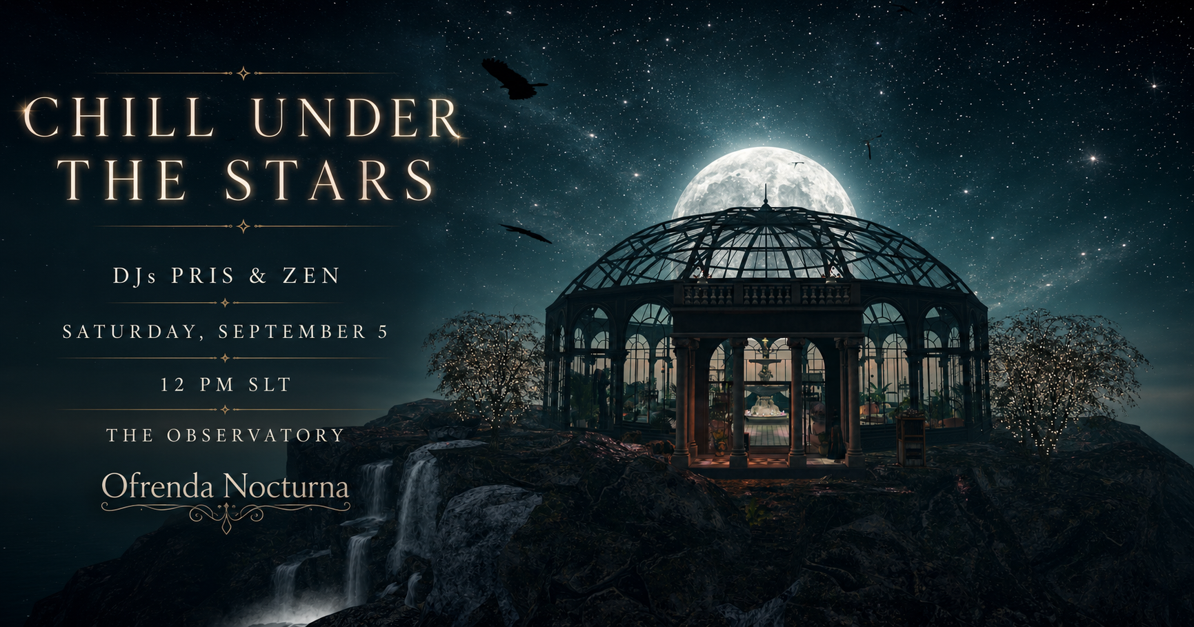 Chill Under the Stars with DJs Pris and Zen