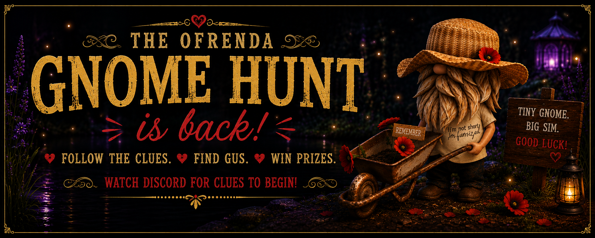 The Ofrenda Gnome Hunt featuring Gus